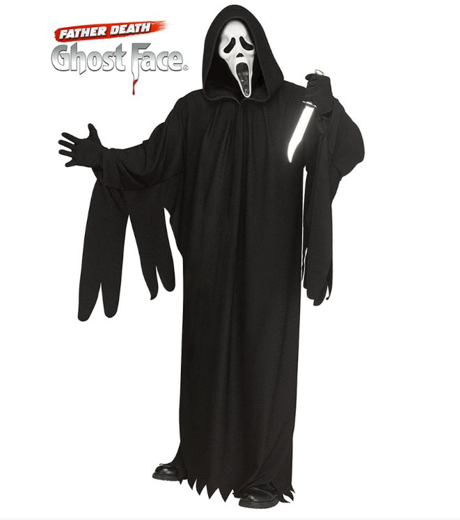 30th Anniversary Scream Costume ~ 'Father Death' Ghost Face Official Licensed