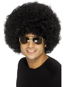 Perruque Afro Pop Clown - Marron