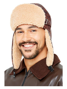 Aviator Biggles Hat - The Scarborough Joke Shop