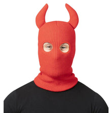 Devil Balaclava with Horns - The Scarborough Joke Shop