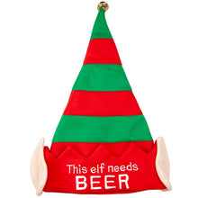 This Elf Needs BEER Hat - The Scarborough Joke Shop