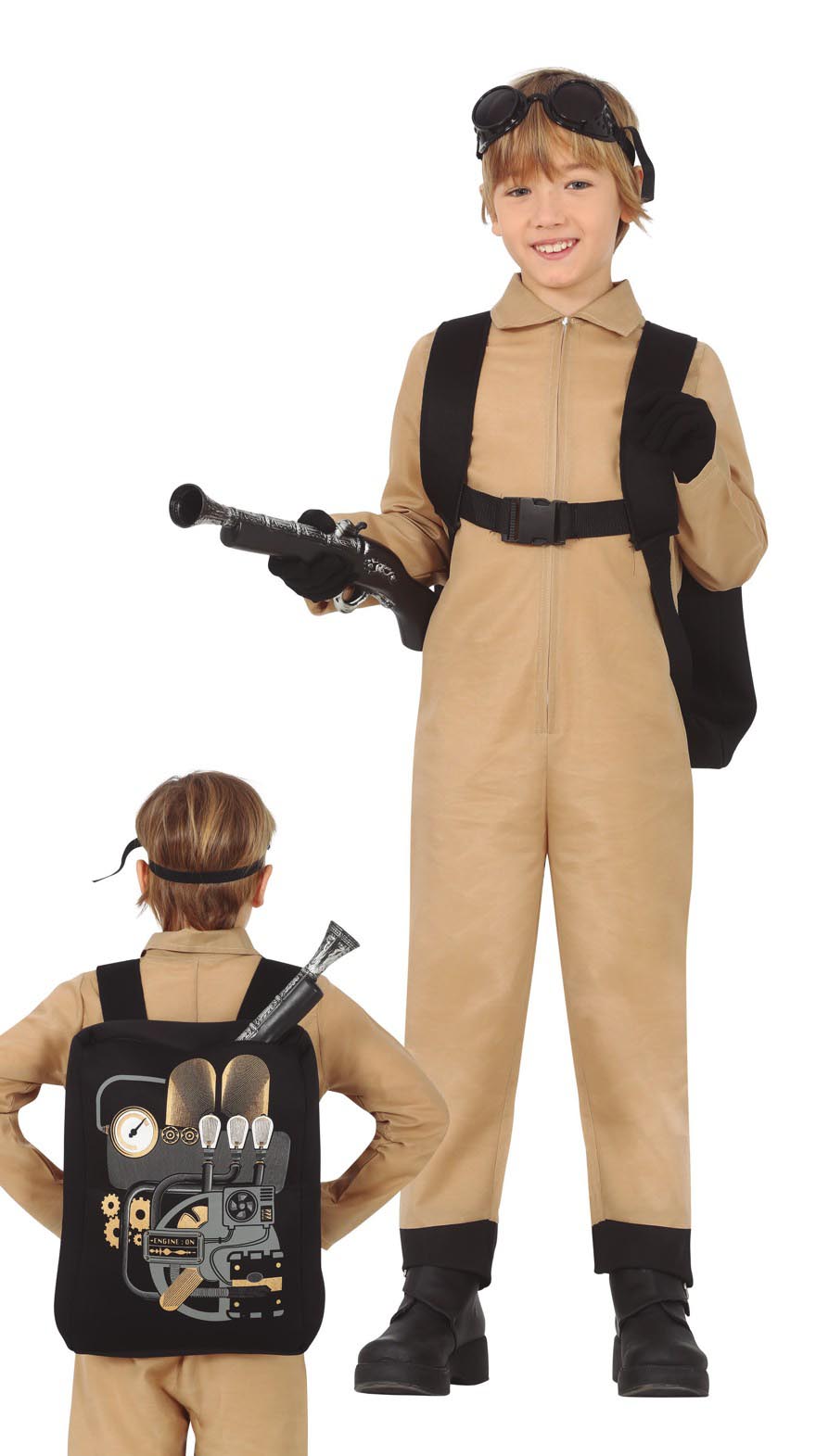 Phantom Hunter Costume - Kid's Ghostbusters Style