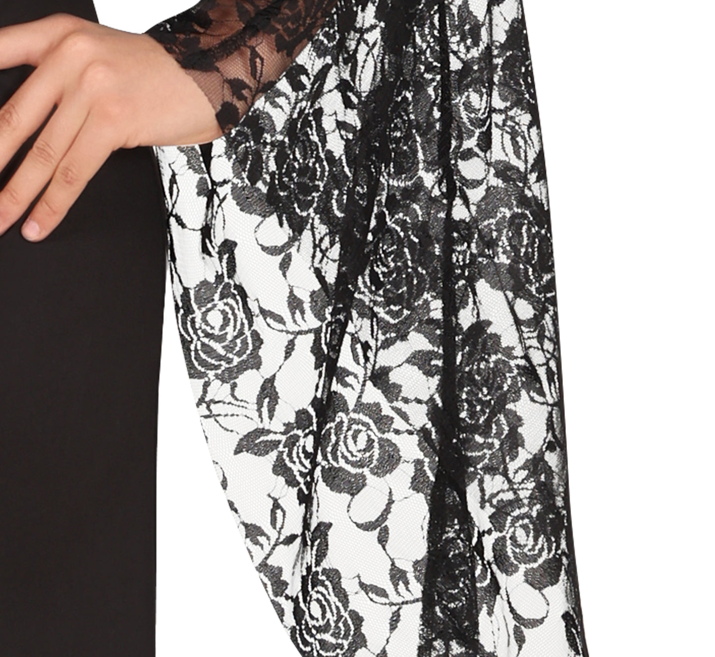 Goth Mother Costume - Morticia Style