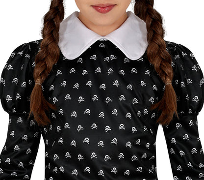 Gothic Girl Tuesday Costume - Kid's Wednesday Style