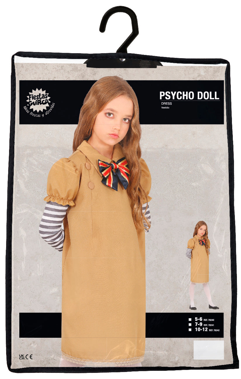 Psycho Doll Costume - Kid's Megan Style