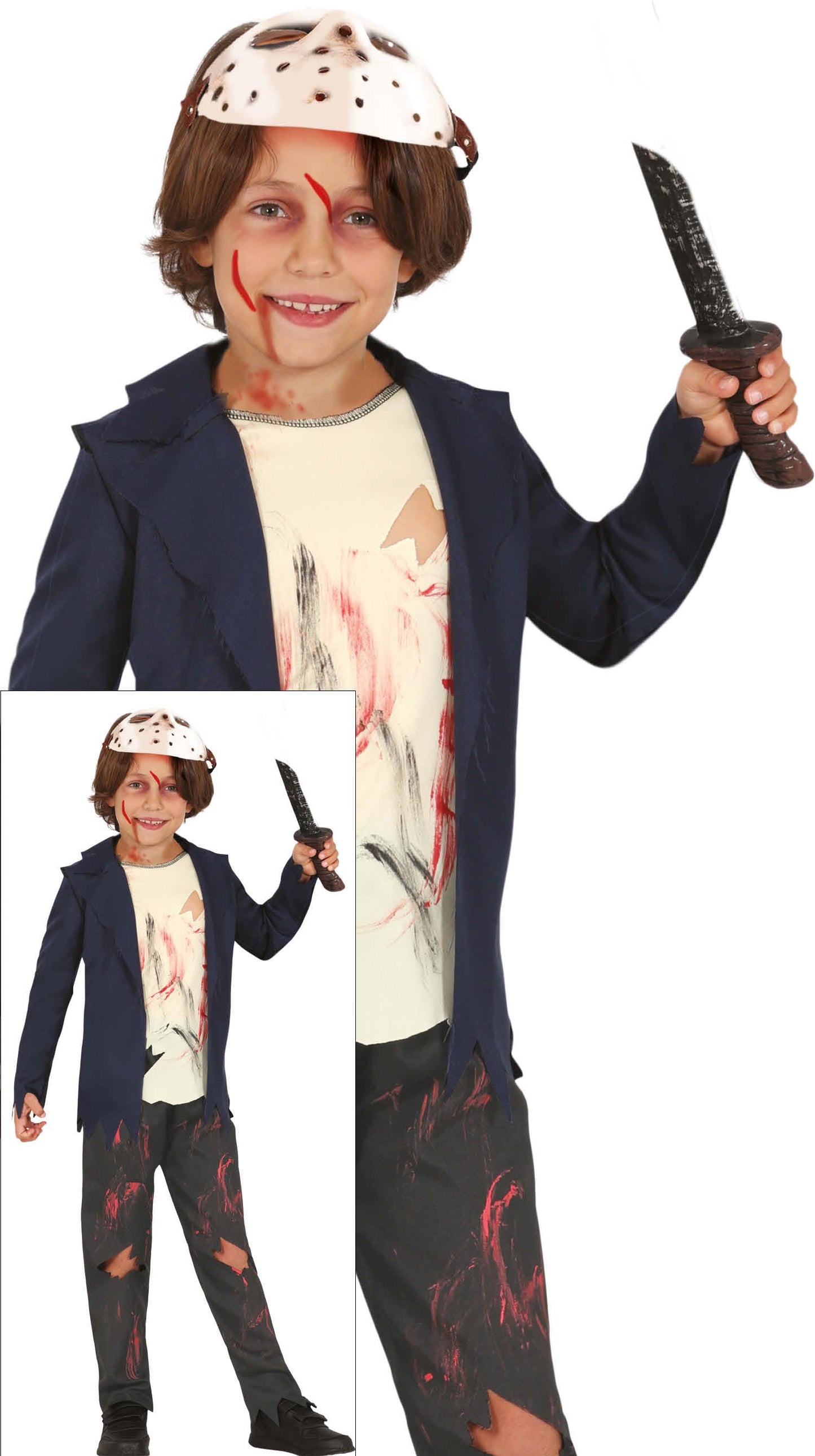 Forest Killer Costume ~ Kid's Friday 13th Jason Voorhees Style