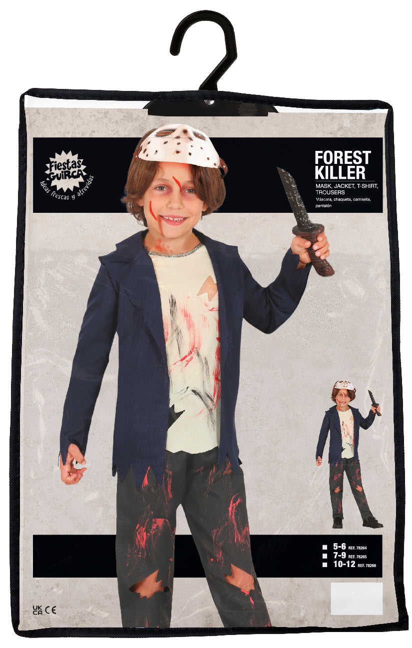 Forest Killer Costume ~ Kid's Friday 13th Jason Voorhees Style