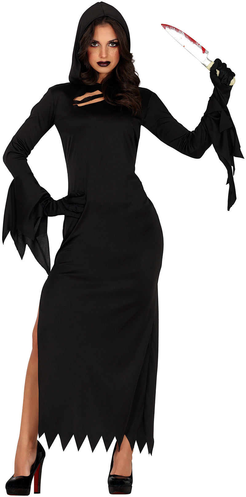 Lady's Knife Assassin Costume - Scream Style