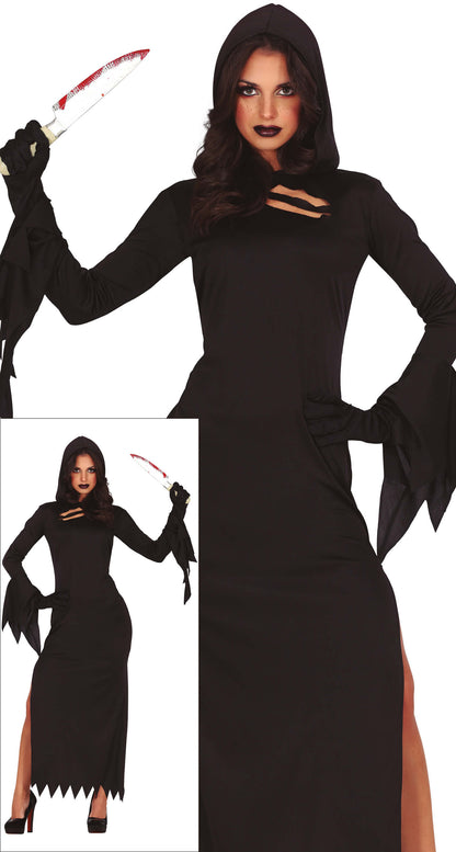 Lady's Knife Assassin Costume - Scream Style