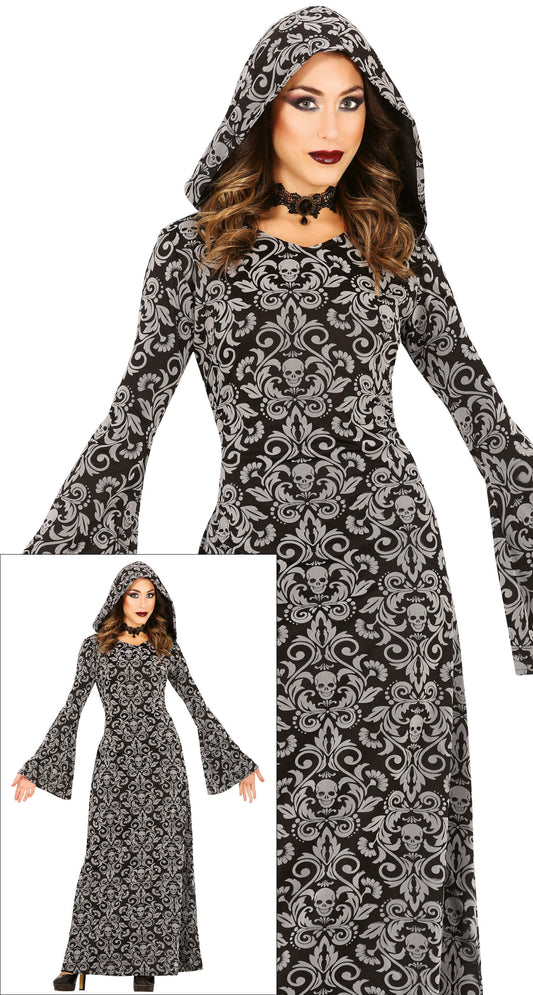 Hooded Witch Costume - Black