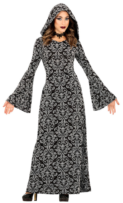 Hooded Witch Costume - Black