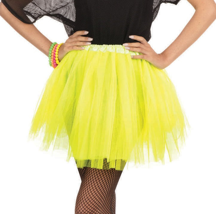 80s Tutu - Neon Yellow