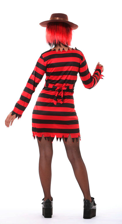 Miss Scissors Costume - Lady's Freddy Krueger Style