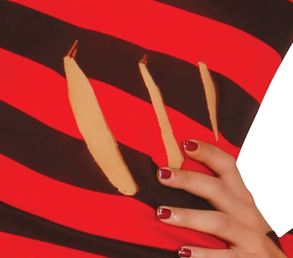 Miss Scissors Costume - Lady's Freddy Krueger Style