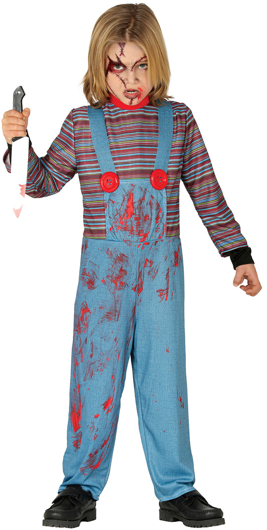 Possessed Baby Doll Costume - Kid's Chucky Style
