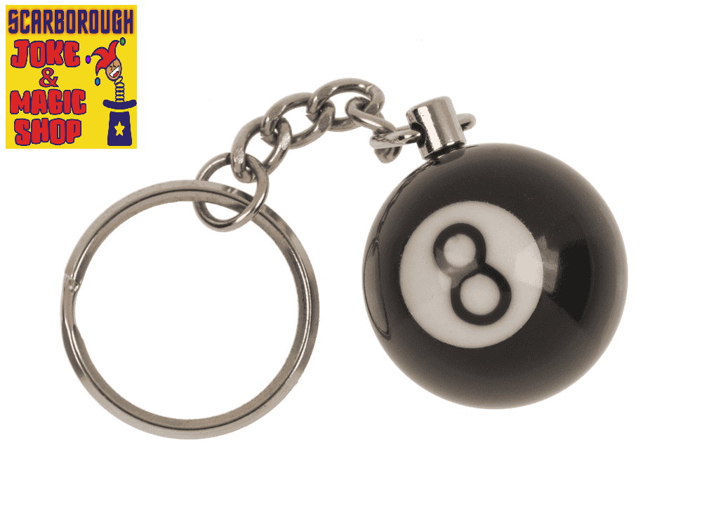 8 Ball Pool Ball Keyring