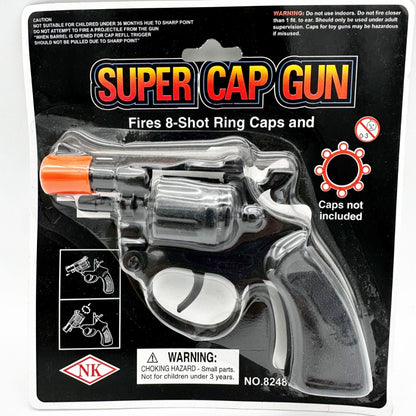 8 Shot Cap Gun -Plastic Revolver Style