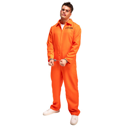 Orange Convict Prisoner Costume