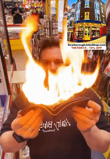 Fire Wallet - Deluxe Quality - The Scarborough Joke Shop