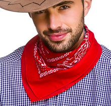 Bandana Neckerchief - Red - The Scarborough Joke Shop