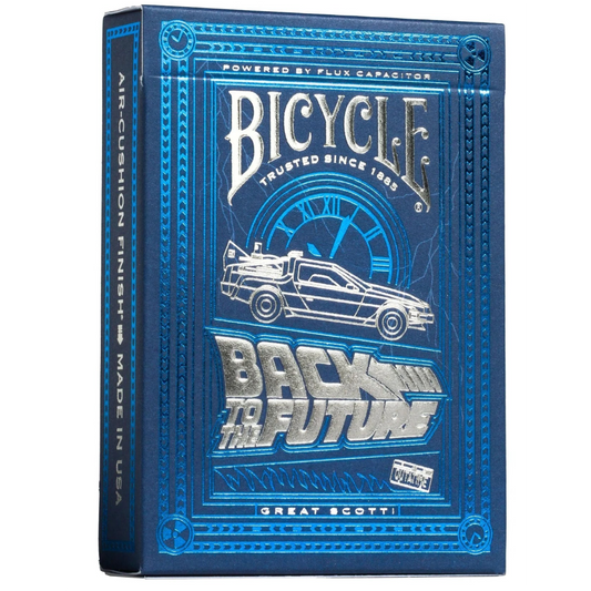 Bicycle Back to the Future playing cards packaging