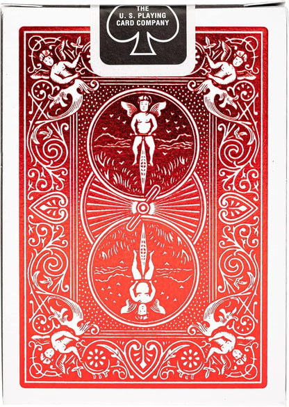 Foil MetalLuxe Back Cobalt - Bicycle Deck®