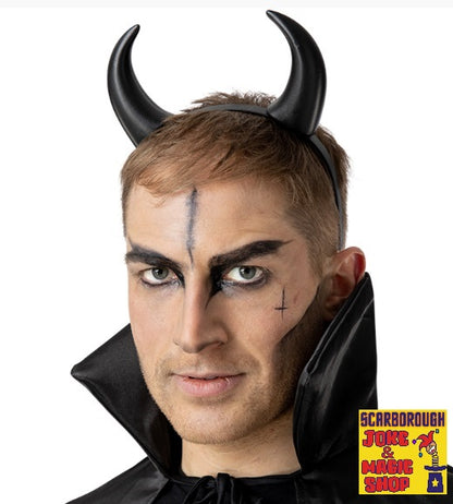 Devil Horns ~ Black Plastic - The Scarborough Joke Shop