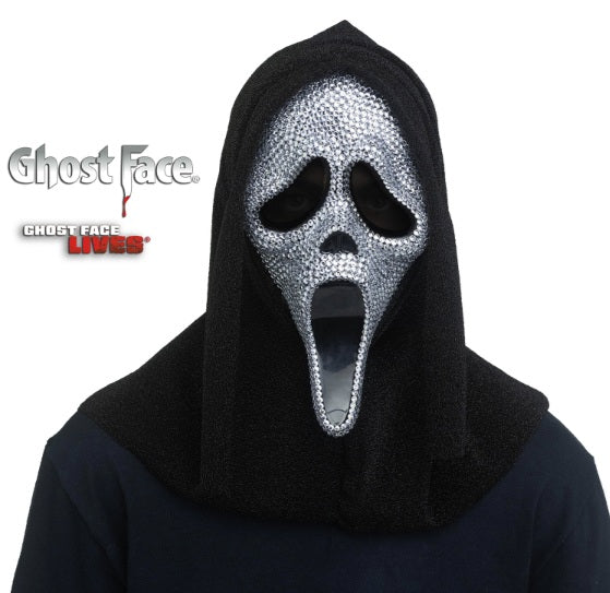 Bedazzled Scream Mask - Bling Ghost Face