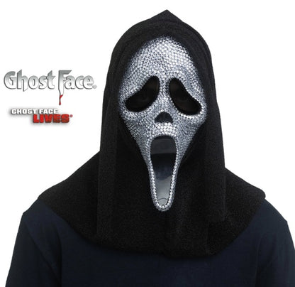 Bedazzled Scream Mask - Bling Ghost Face