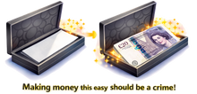 Money Switching Box - The Scarborough Joke Shop