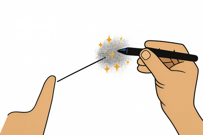 Marca de lápiz que desaparece