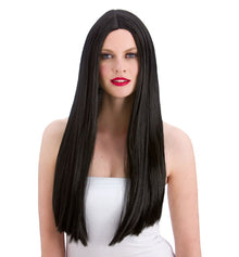 Classic Long Wig - Black - The Scarborough Joke Shop