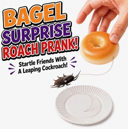 Cockroach Bagel Surprise ~ Jump Scare Joke
