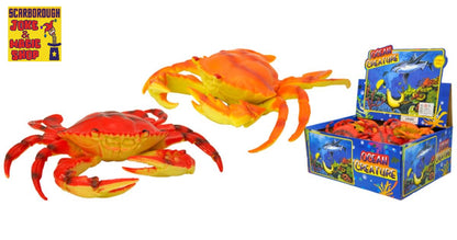 Tamaño natural del cangrejo - Accesorio de juguete realista - Colores variados disponibles