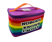 Nobody Knows I'm Gay Insulated Lunch Bag - The Scarborough Joke Shop