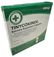 Tinycokinol Extreme Expansion Capsules - Joke Medication Mints - The Scarborough Joke Shop