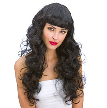 Foxy Wig - Black DISCON - The Scarborough Joke Shop