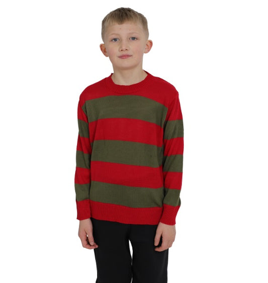 Freddy Pull Tricoté Rouge/Vert KIDS