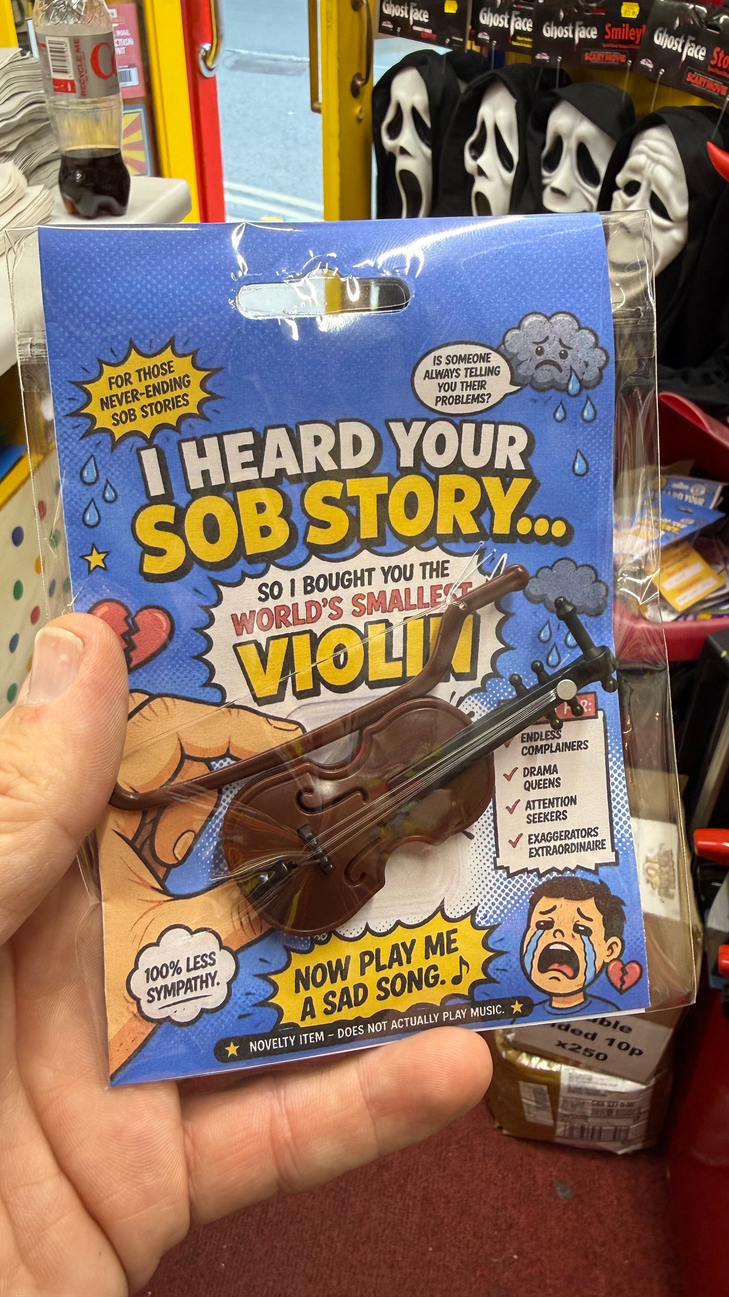 The World's Smallest Violin Playing just for you