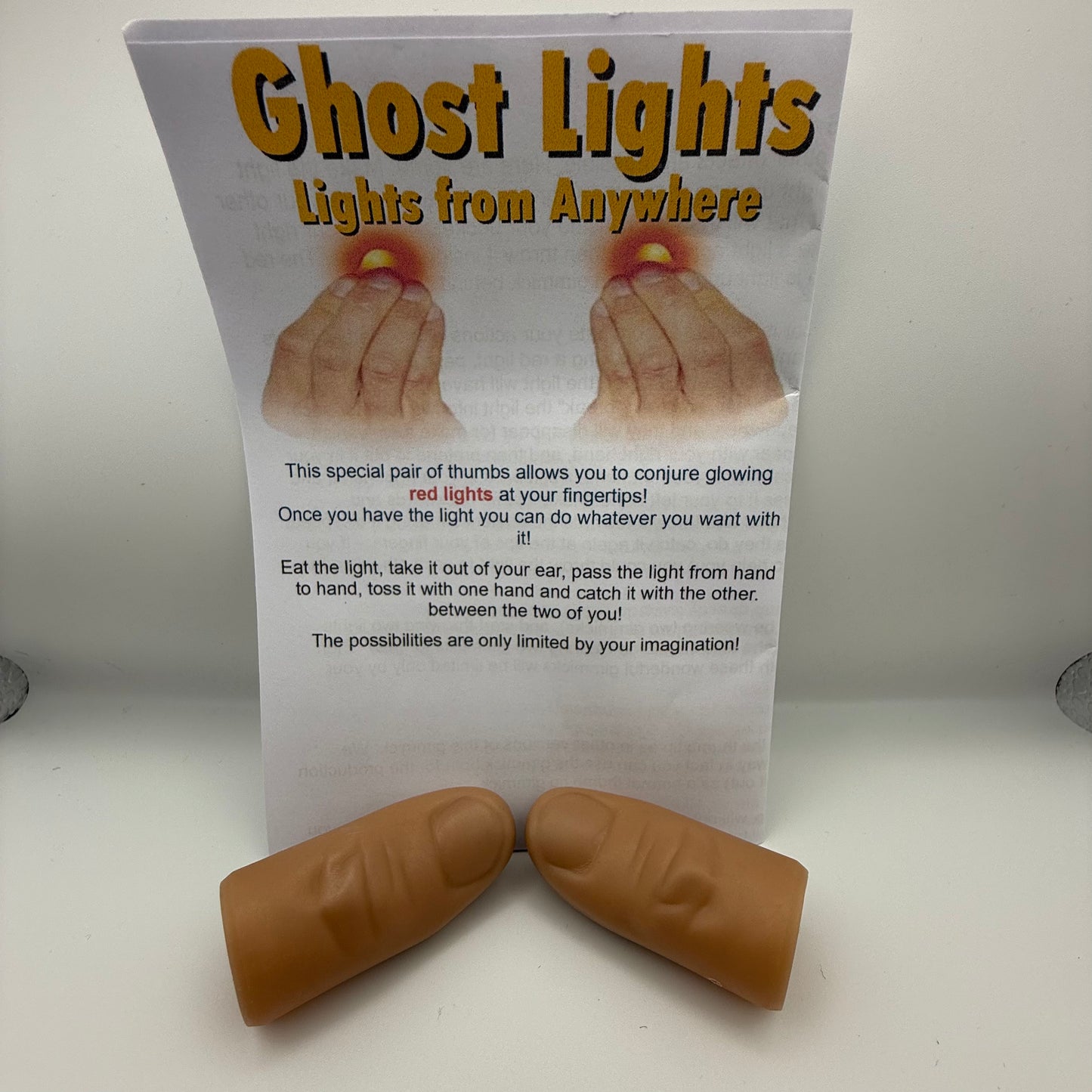 Ghost Light - Light Up Thumb Tips (Pair)