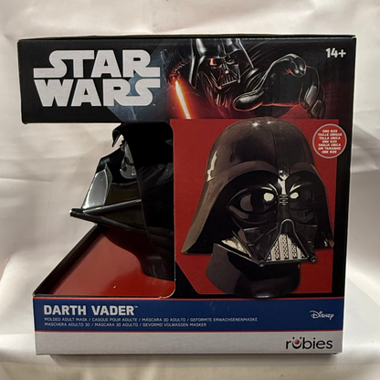 Star Wars Darth Vader mask packaging on a white background