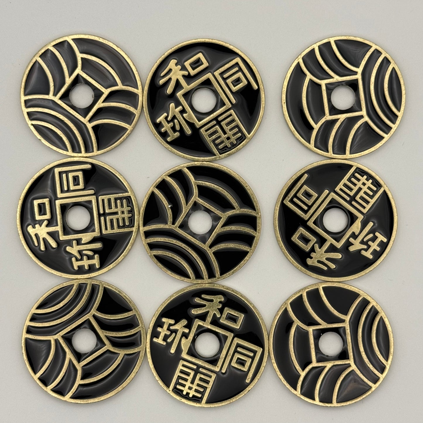 Chinese Coins for Magic Manipulation