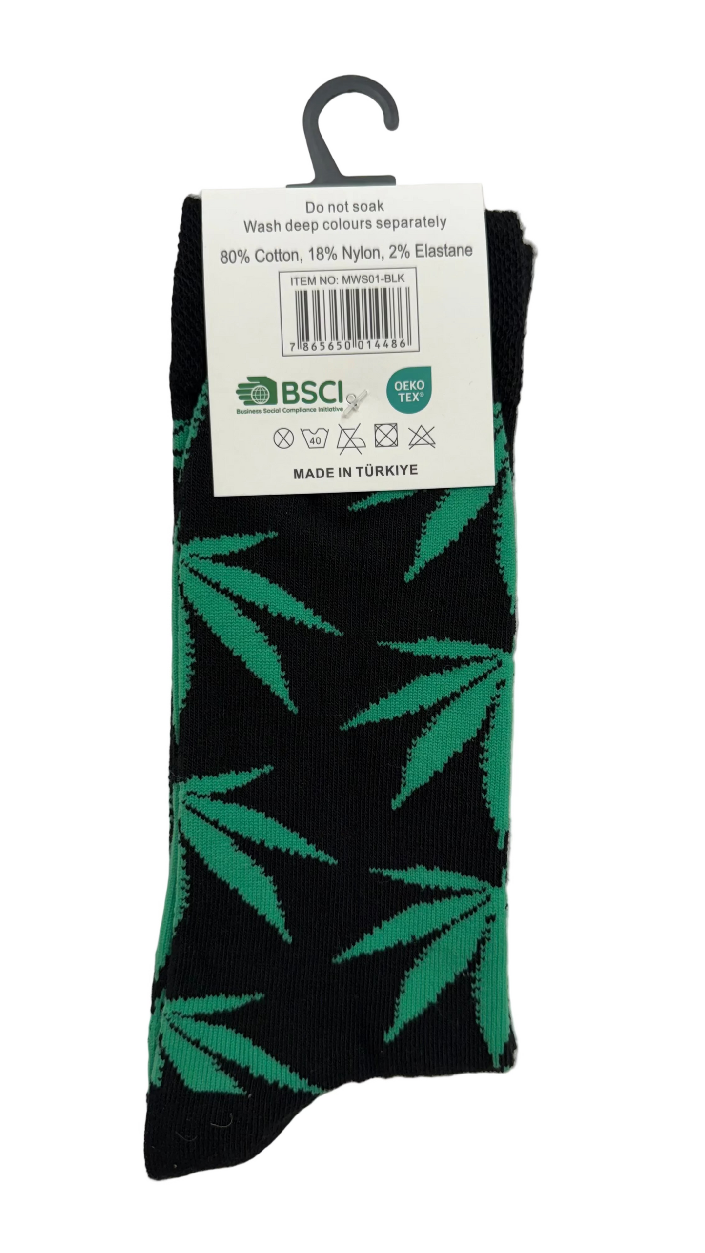 Cannabis Leaf Socks - UK Size 6-11