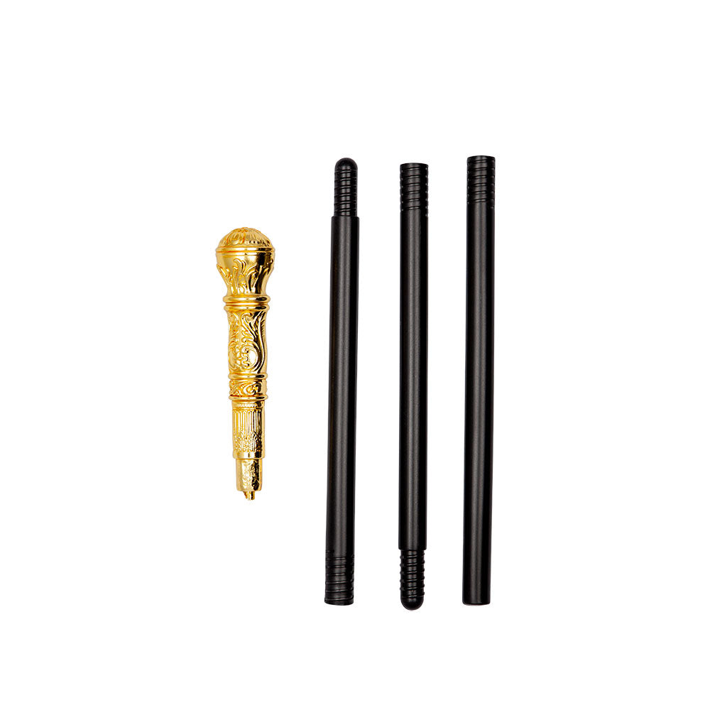 Gold Topped Cane - Collapsible