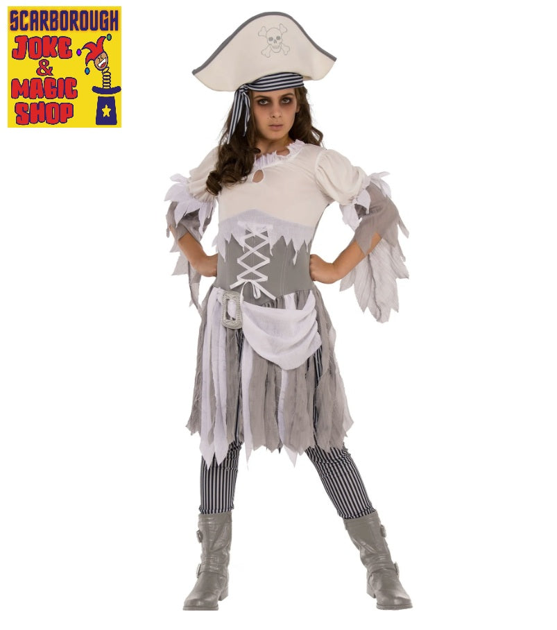 Ghost Pirate Girl Costume ~ Kid's