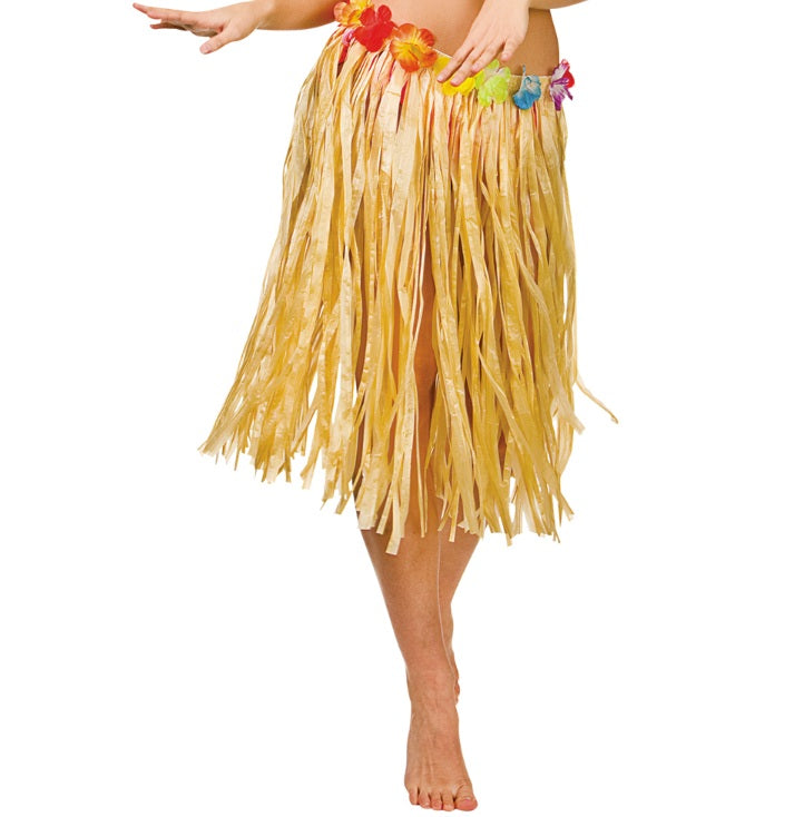 Grass Skirt 60cm - Plain Hawaiian Costume Accessory