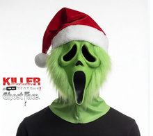Grinch Face Scream Mask - Christmas Grinch Style Ghost Face