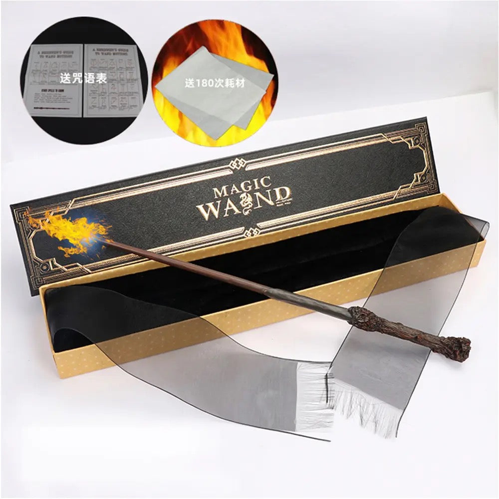 Flash Paper Fire Shooting Wizard Wand