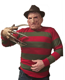 Freddy Red/Green Knitted Jumper - The Scarborough Joke Shop