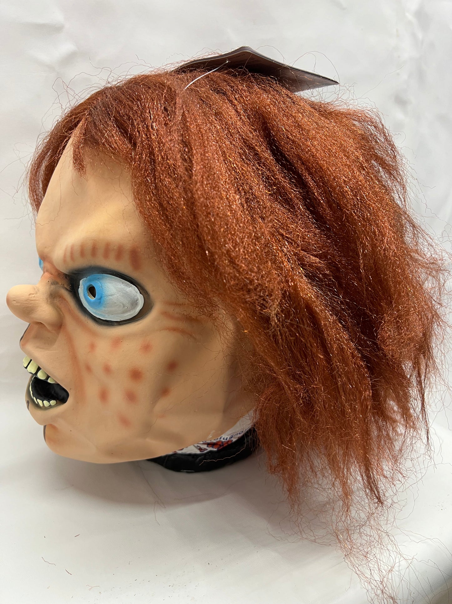Máscara de Chucky con pelo - Máscara oficial de Child's Play 2